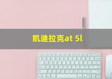 凯迪拉克at 5l